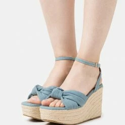 Call It Spring VEGAN FARAH - Platform Sandals - Blue
