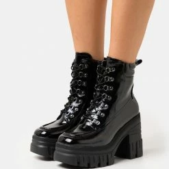 Call It Spring VEGAN MIDNYT - Lace-up Ankle Boots - Black