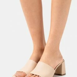 Call It Spring NICHELLE - Heeled Mules - Medium Beige