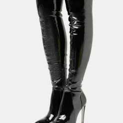 Call It Spring VEGAN FERLITA - Over-the-knee Boots - Black