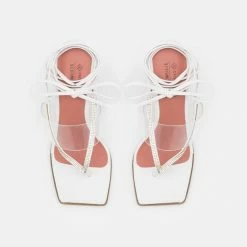 Call It Spring ESMERALDA - T-bar Sandals - White -Call it Spring Shop 2042897ffdb54284abca090af28e9174