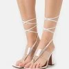 Call It Spring ESMERALDA - T-bar Sandals - White -Call it Spring Shop 26c894f9efcc4ca6919c185379009b1e