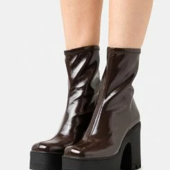 Call It Spring VEGAN NATHALI - Classic Ankle Boots - Dark Brown