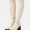 Call It Spring VEGAN BRITNAY - Platform Boots - Ice -Call it Spring Shop 40eeab40f6ce427bac4047da8a082588