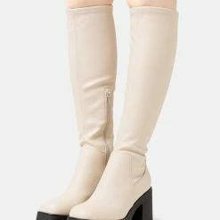 Call It Spring VEGAN BRITNAY - Platform Boots - Ice
