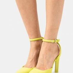 Call It Spring KHELANI - High Heeled Sandals - Bright Green