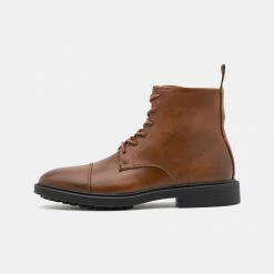 Call It Spring GREENE-Z - Lace-up Ankle Boots - Cognac