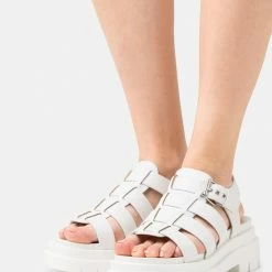 Call It Spring LUANNA - Platform Sandals - White