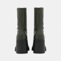Call It Spring VEGAN STEFFANIE - Platform Ankle Boots - Dark Green -Call it Spring Shop 87de92b40b5d43b68961045a8a2ef09e