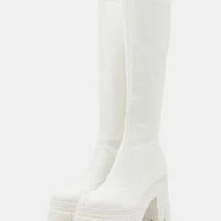 Call It Spring VEGAN OBVIOUSLY - Platform Boots - White -Call it Spring Shop 8d252451850041a880e774aa72f17909