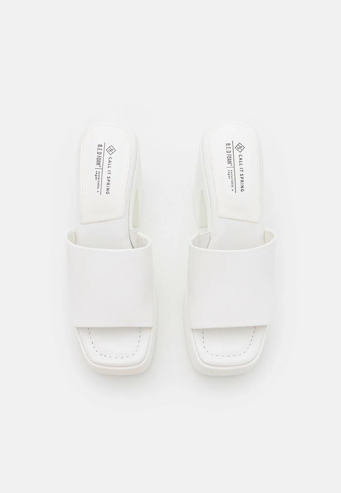 PALOMAA - Heeled mules - white Call It Spring PALOMAA - Heeled Mules - White -Call it Spring Shop a1bcc03f16354e06a52a02279afb0f3d