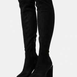 Call It Spring VEGAN LEVY - High Heeled Boots - Black