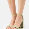 Call It Spring VEGAN KATARINA - High Heeled Sandals - Light Green
