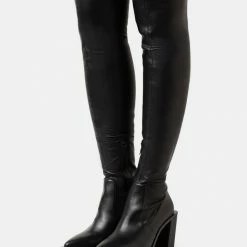 Call It Spring VEGAN NADIAA - Over-the-knee Boots - Black