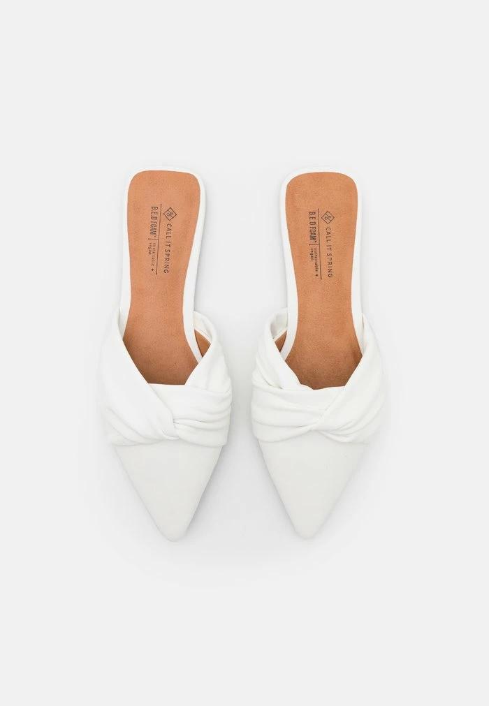 AMBITIOUS - Mules - white Call It Spring AMBITIOUS - Mules - White -Call it Spring Shop c938fcbf2a034cb390109faaa3928603