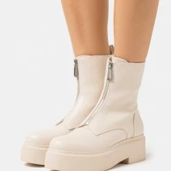 Call It Spring VEGAN NALA - Platform Ankle Boots - Other Beige