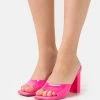 Call It Spring VEGAN CLAIR - Heeled Mules - Bright Pink -Call it Spring Shop ccc5082bece8401ea021f678a83276a6