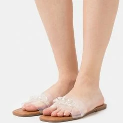 Call It Spring KIARAA - Mules - Silver/clear Multi-coloured