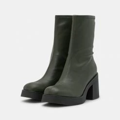 Call It Spring VEGAN STEFFANIE - Platform Ankle Boots - Dark Green -Call it Spring Shop fcc67e57c4884c78bbff4f2d797b4e30